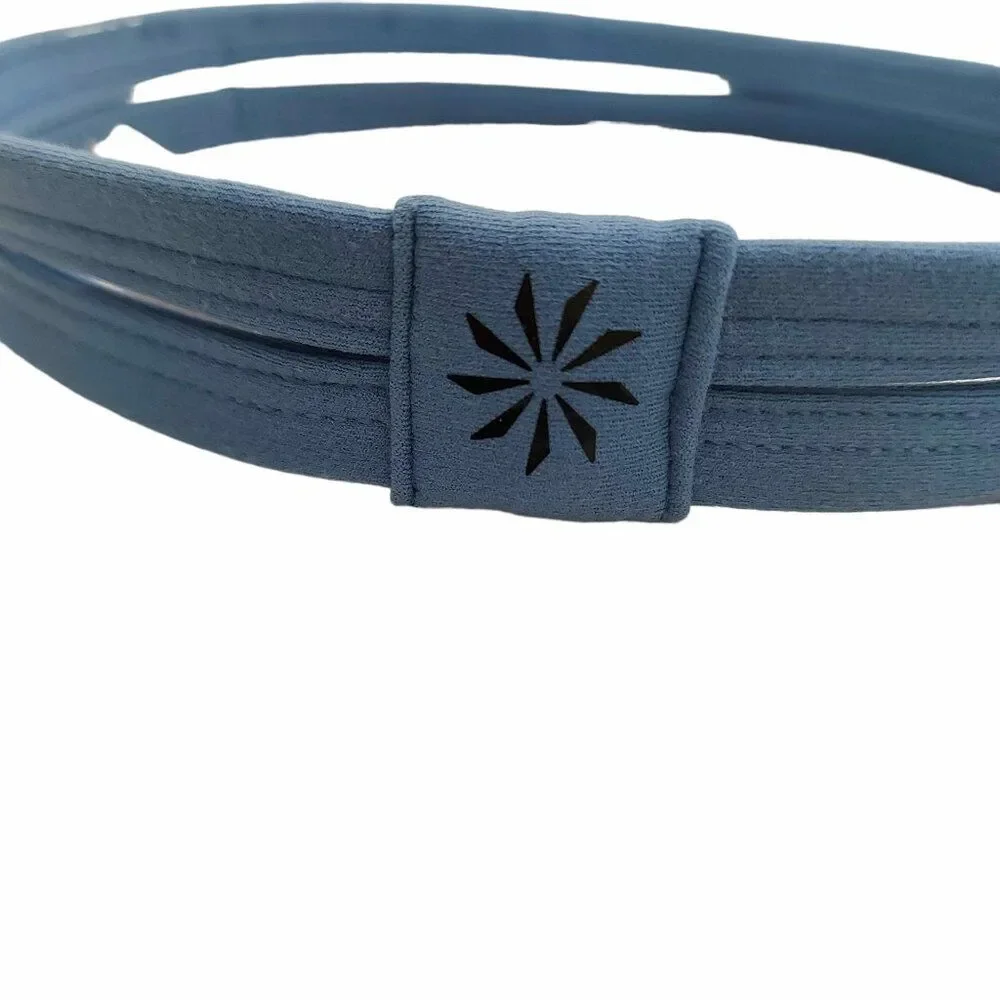 Athleta Girl Double Trouble Hair Headband One Size Blue Activewear